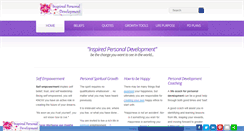 Desktop Screenshot of inspired-personal-development.com